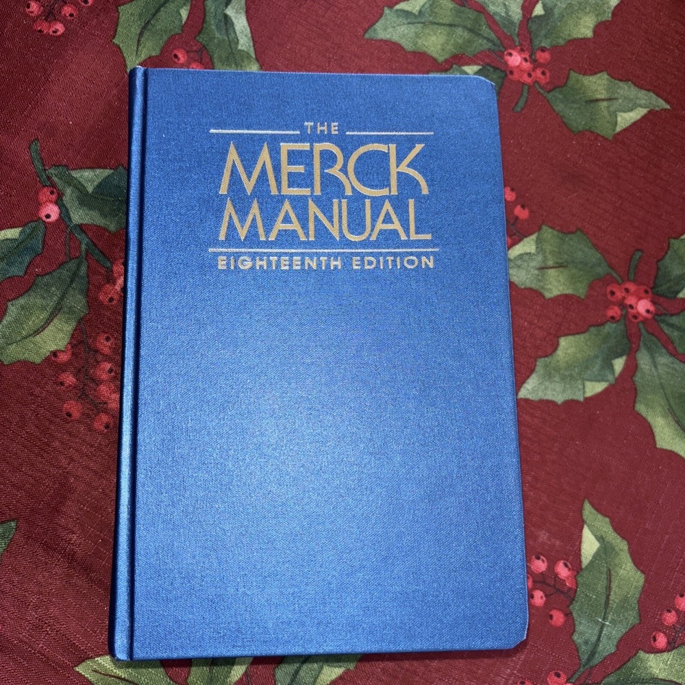 The MERCK MANUAL Eighteenth Edition Hardcover Book 18th Edition